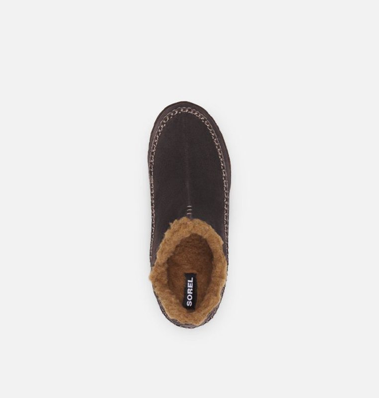 Mens Slippers Dark Brown - Sorel Manawan™ II - 413570-GBZ